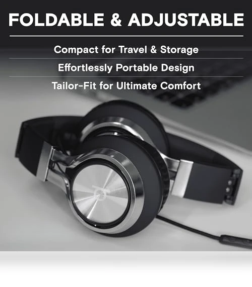 On-Ear Headphones Wired with Mic — Over-Ear Headphones, Artix