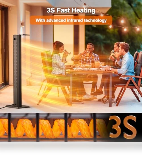 Portable Outdoor Heater — Portable Heating Solutions, FLOWBREEZE