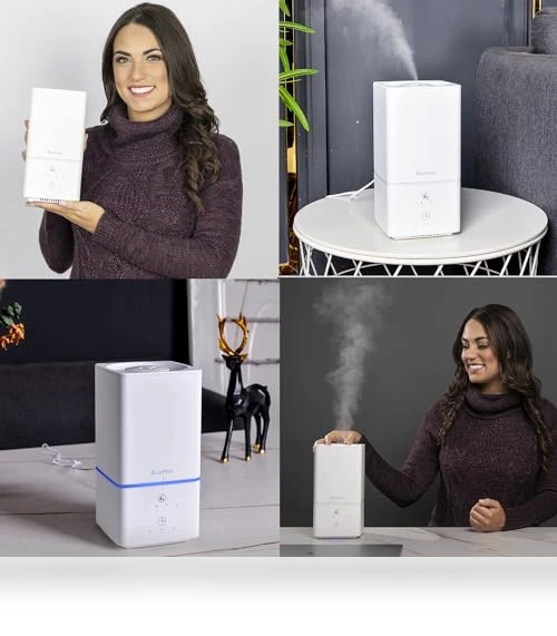 Premium Essential Oil Diffuser Humidifier Combo — Air Moisturizers, BlueHills