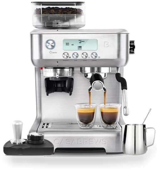 Professional Espresso Machine with Grinder and Milk Frother — Coffee & Espresso Combos, CASABREWS