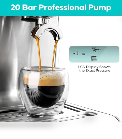 Professional Espresso Machine with Grinder and Milk Frother — Coffee & Espresso Combos, CASABREWS