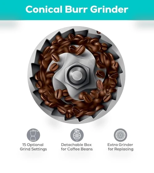 Professional Espresso Machine with Grinder and Milk Frother — Coffee & Espresso Combos, CASABREWS