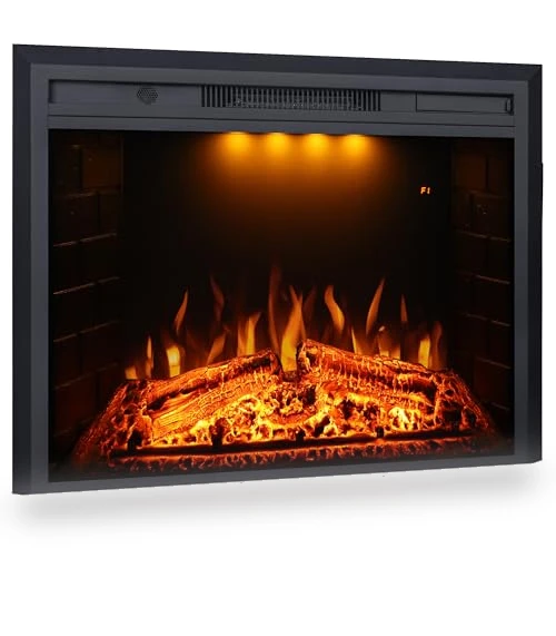 Recessed Electric Fireplace Insert — Electric Heating Solutions, Valuxhome