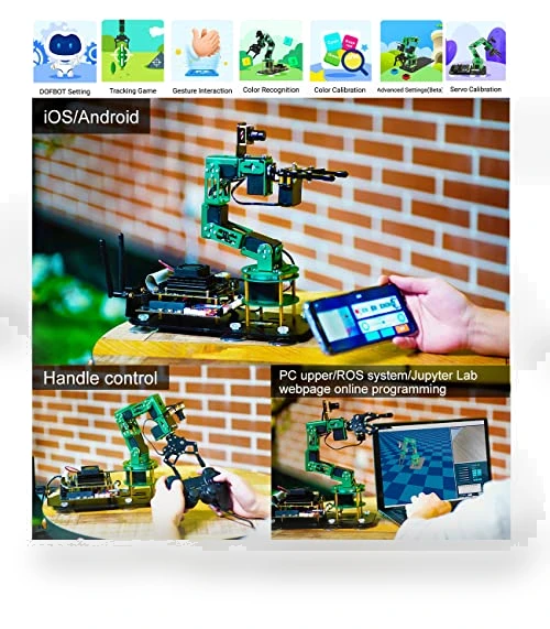 Robot Arm Kit 6DOF — Robotic Enhancements, Yahboom