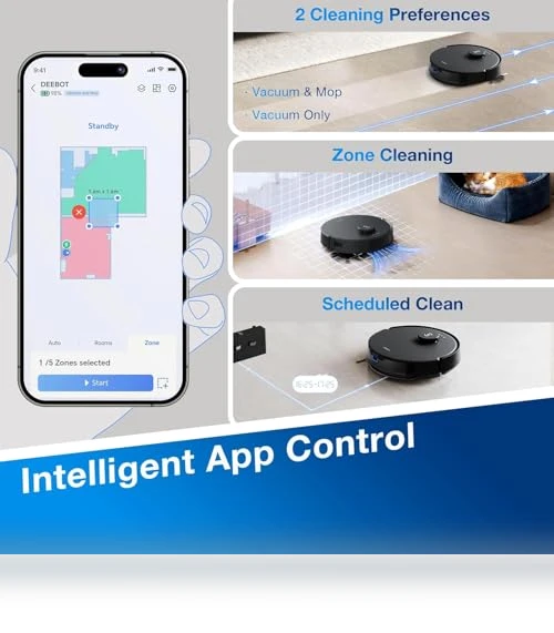 Robot Vacuum Cleaner and Mop — Smart Cleaning Robots, ECOVACS