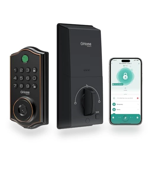 Smart Deadbolt Lock for Front Door — Locks, GHome Smart