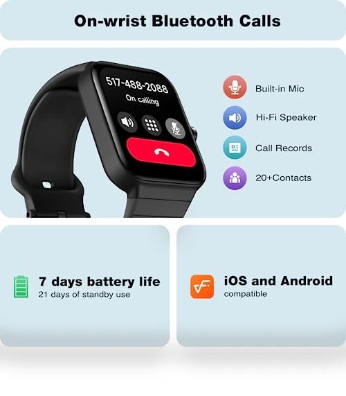 Smart Watch with Health Monitoring — Smartwatches, Fitpolo