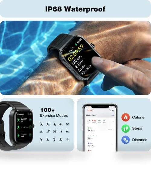 Smart Watch with Health Monitoring — Smartwatches, Fitpolo