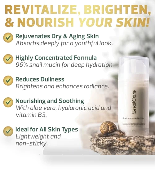 Snail Mucin 96% Moisturizer — Balms & Moisturizers, SnailCare