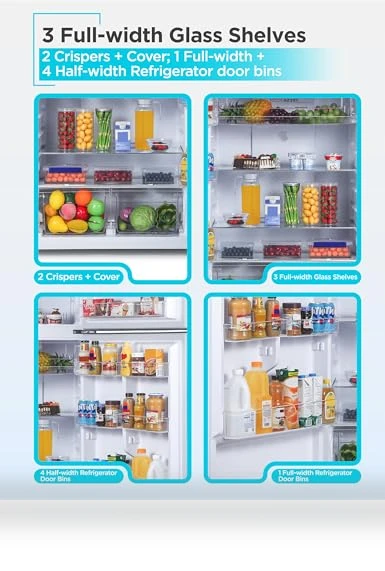 Top Mount Refrigerator with Freezer — Cold Storage Solutions, BLACK+DECKER