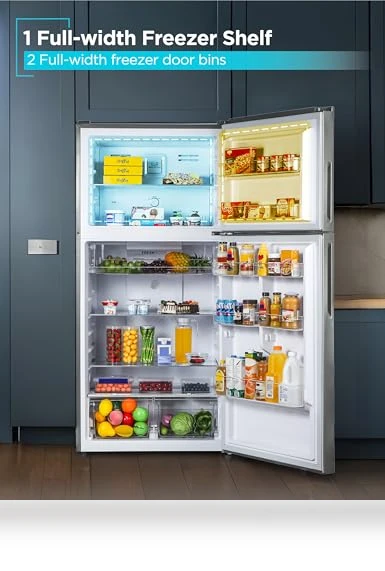 Top Mount Refrigerator with Freezer — Cold Storage Solutions, BLACK+DECKER