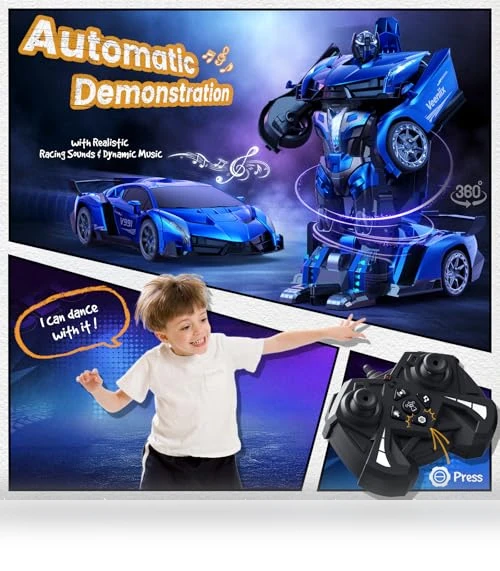 Transform Remote Control Car — Interactive Figures & Robots, Veeniix