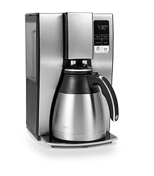 10-Cup Programmable Coffee Maker with Thermal Carafe — Electric Coffee Brewers, Mr. Coffee