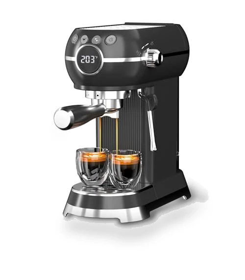 20 Bar Espresso Machine with Milk Frother — Semi-Automatic Espresso Machines, HBN