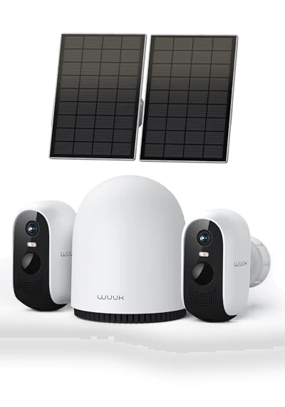 2K Solar Security Cameras Wireless Outdoor — Security Cameras, WUUK