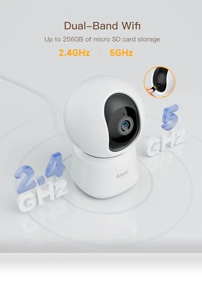 5G Security Camera Indoor — Baby Monitors, ARENTI