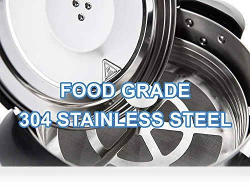 Commercial Grade Stainless Steel Percolate Coffee Maker Hot Water Urn — Professional Coffee Equipment, SYBO