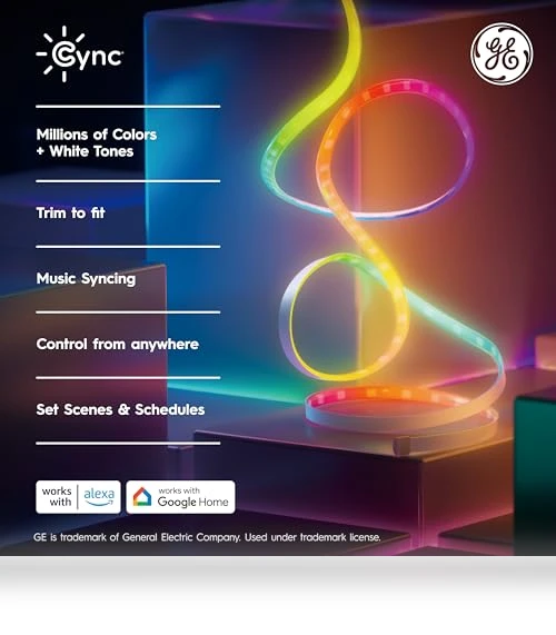 Dynamic Effects Smart LED Light Strip with Music Sync — LED Strips, Cync