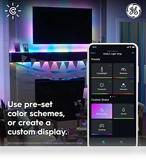 Dynamic Effects Smart LED Light Strip with Music Sync — LED Strips, Cync