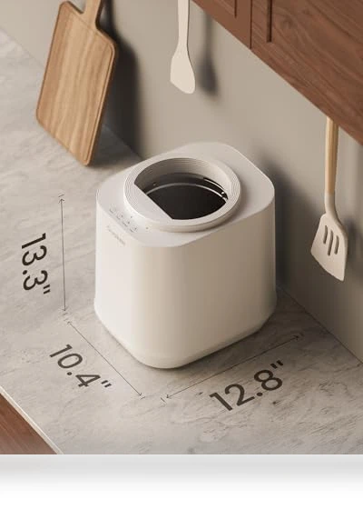 Electric Composter for Kitchen — Waste Management Solutions, Ouaken