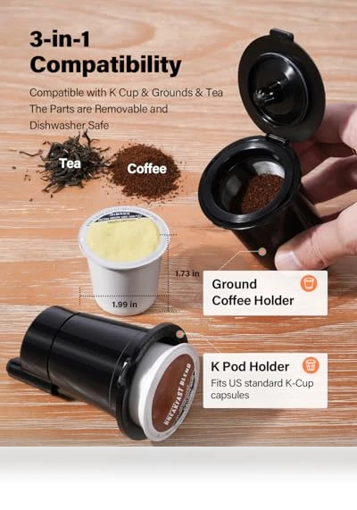 K Cup Coffee Maker With Bold Setting — Single-Cup Coffee Makers, SHARDOR