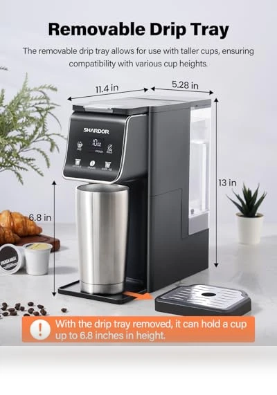 K Cup Coffee Maker With Bold Setting — Single-Cup Coffee Makers, SHARDOR