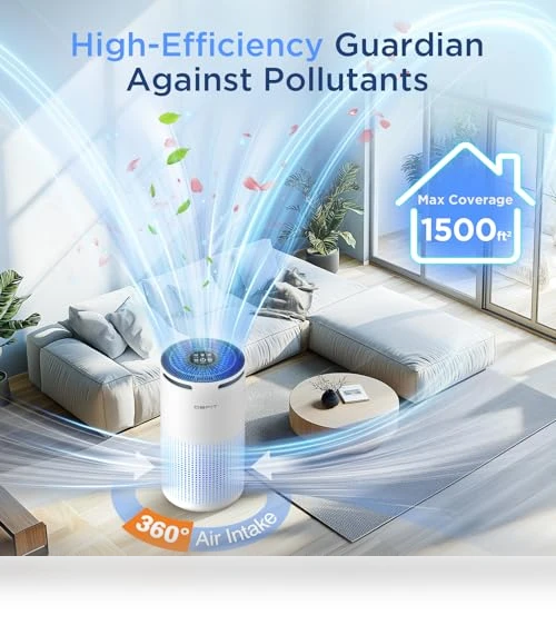 Large Room Air Purifier with Aromatherapy — HEPA Air Purifiers, DBFIT