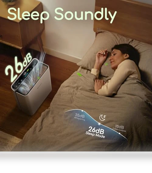 Large Room Air Purifier with PM2.5 Display — HEPA Air Purifiers, Afloia