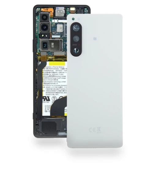 Original Battery Back Cover with Camera Lens Cover — Back Covers, Sony