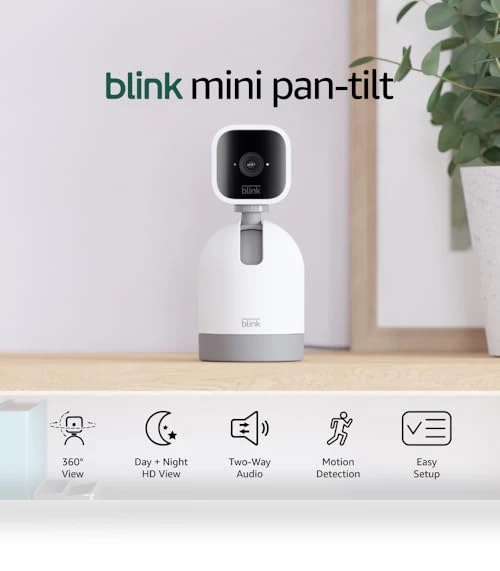 Pan-Tilt Camera — Smart Home Security, Blink
