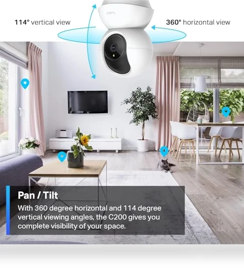 Pan/Tilt Security Camera — Baby Monitors, TP-Link