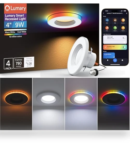 Retrofit Smart WiFi Recessed Lighting — Kits, Lumary