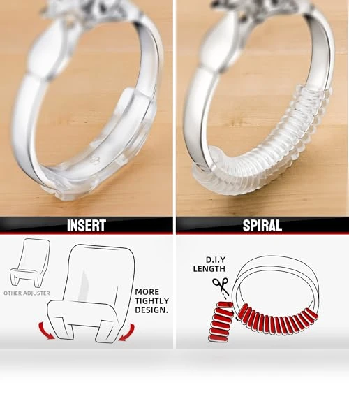 Silicone Ring Guards Invisible Ring Spacers Fitter — Enhancers, Omilly