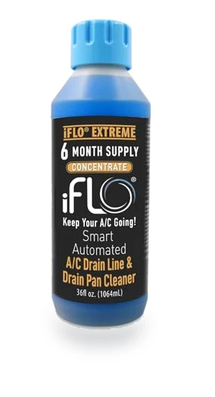 Smart Automated A/C Drain Line Cleaner Cartridge — Air Moisture Control, iFLO