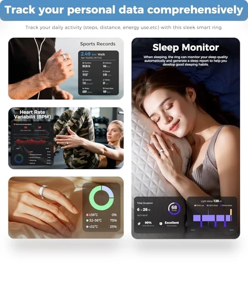 Smart Fitness Tracker Ring — Smart Rings, APOBATK
