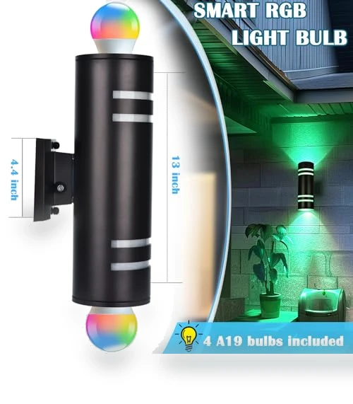 Smart RGB Outdoor Wall Lights — Garden Illumination, iYogaled