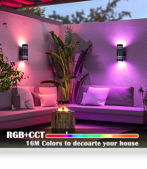 Smart RGB Outdoor Wall Lights — Garden Illumination, iYogaled