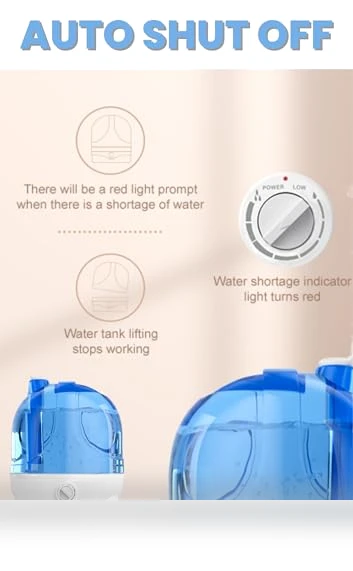 Ultrasonic Cool Mist Humidifier — Air Moisturizers, AZEUS
