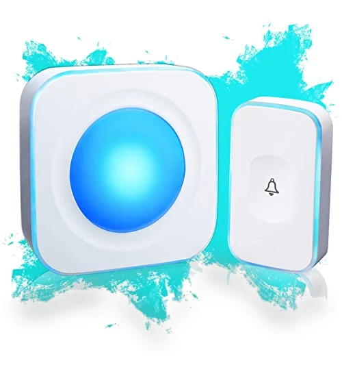 Wireless Doorbell with 36 Melodies and Flash LED Light — Kits, JSIEEM