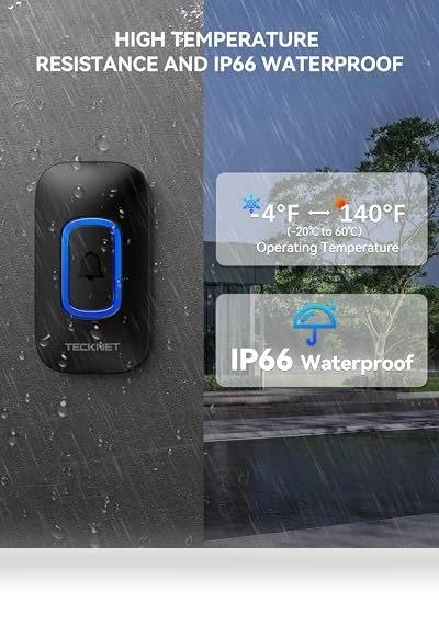 Wireless Doorbell with RGB Light — Kits, TECKNET
