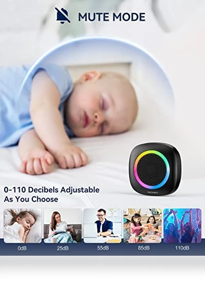 Wireless Doorbell with RGB Light — Kits, TECKNET