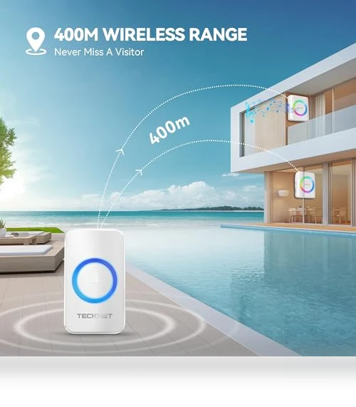 Wireless Doorbells for Home — Kits, TECKNET