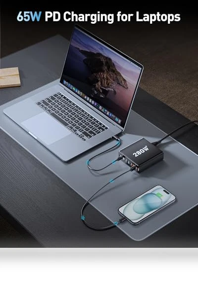 8-Port USB C Charging Station — Chargers & Adapters, Ediliow