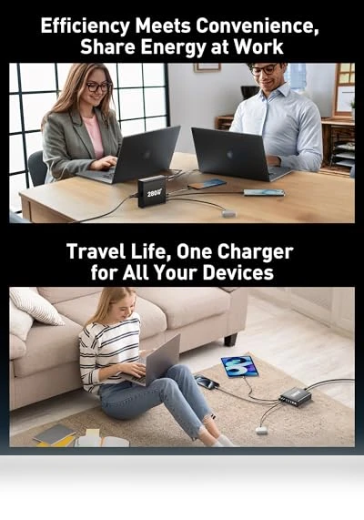 8-Port USB C Charging Station — Chargers & Adapters, Ediliow