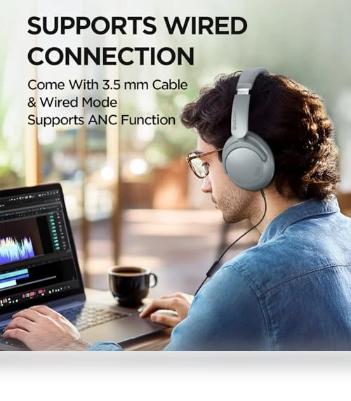 Active Noise Cancelling Headphones — Over-Ear Headphones, 1MORE