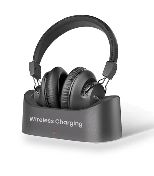 Bluetooth 5.3 Over-Ear Headphones with Wireless Charging Dock — Over-Ear Headphones, Avantree