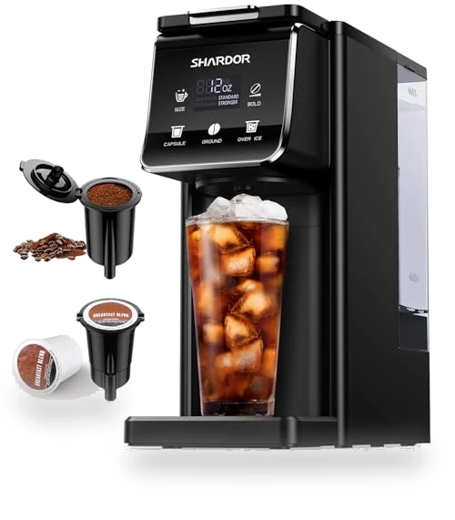 Coffee Maker Hot & Iced With Bold Setting — Chilled Coffee Delights, SHARDOR