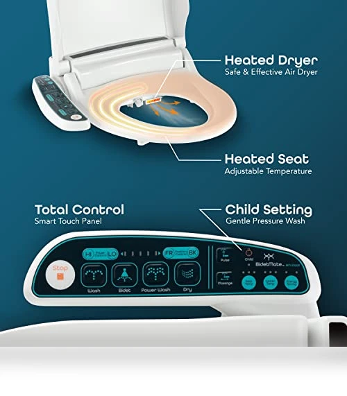 Electric Bidet Toilet Seat — Bathroom Essentials, BidetMate