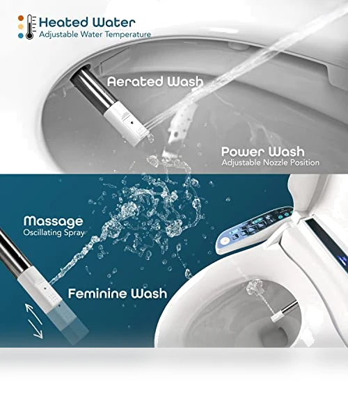 Electric Bidet Toilet Seat — Bathroom Essentials, BidetMate