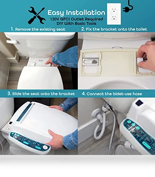 Electric Bidet Toilet Seat — Bathroom Essentials, BidetMate